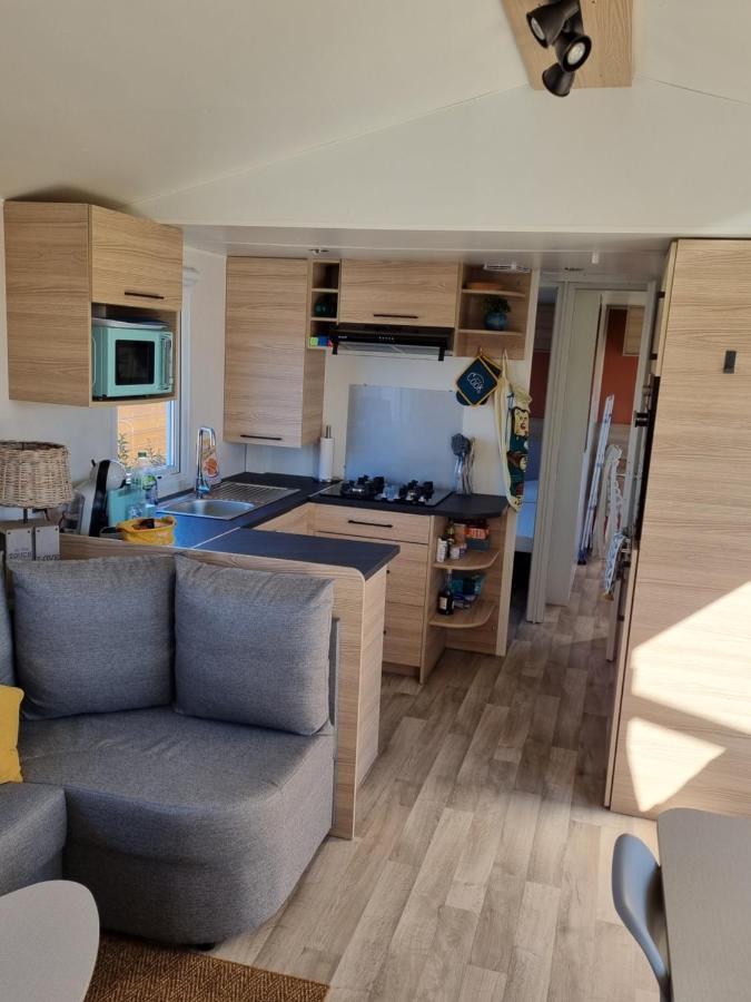 Mobilhome 6 Personnes Biville-sur-Mer Esterno foto