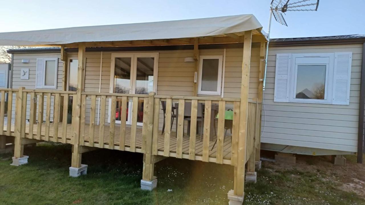 Mobilhome 6 Personnes Biville-sur-Mer Esterno foto